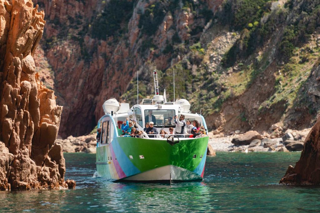 Promenade en bateau : Tour complet du Golfe de Porto, réserve de Scandola, Calanches de Piana et Capo Rosso.